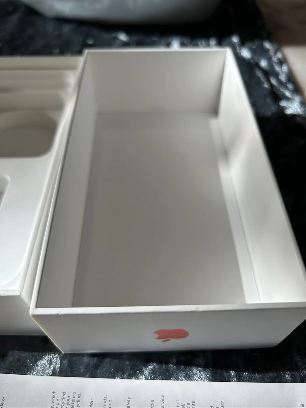 Apple iPhone Xr White Packaging Inserts - Empty Box ONLY- Apple iPhone EMPTY BOX